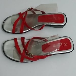 Palms 4th of July sandals size 7 /1" heels NWOT